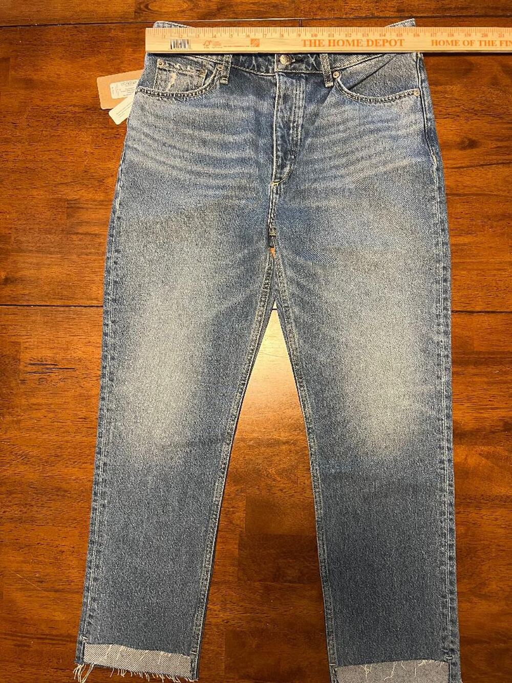 NWT Womens Rag & Bone Delavan Nina High Rise Ankle Cigarette Jeans, Size 29